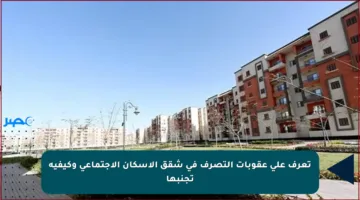 تعرف على عقوبات التصرف في شقق الإسكان الاجتماعي وكيفية تجنبها